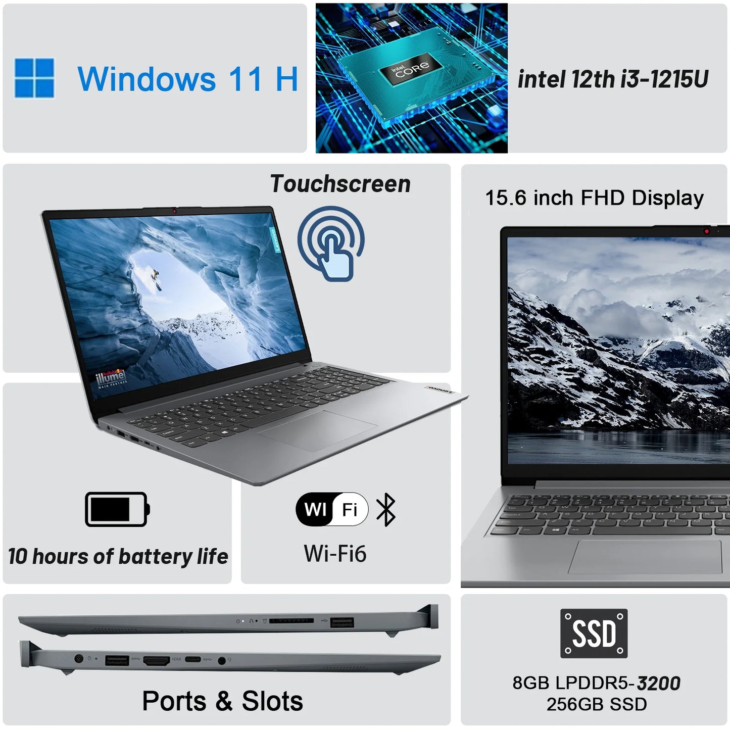 Ideapad 1i 15.6" Touch Laptop. - Two Brothers DIY Store