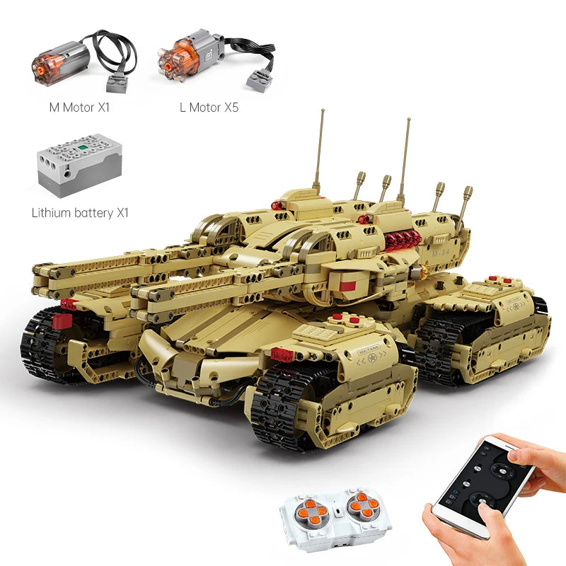 Mammoths Tank Model Building Bricks Toys. - Two Brothers DIY Store