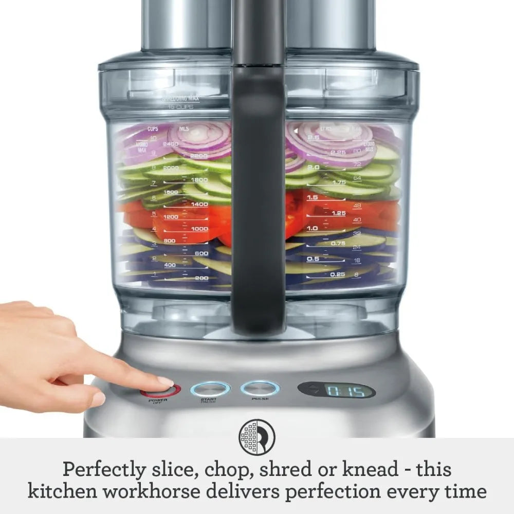 16 Cup Food Processor BFP800XL, Brushed Stainless Steel