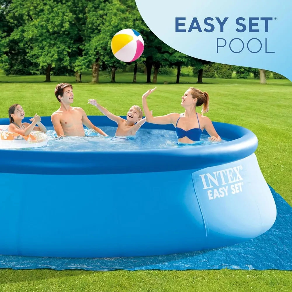 Inflatable Swimming Pool Set: 15ft x 48in. - Two Brothers DIY Store