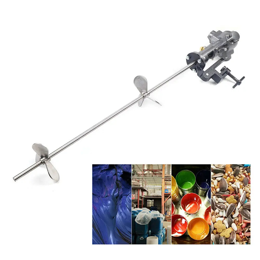 1/2 HP 50 Gallon Stainless Steel Clip Pneumatic Paint Bracket Mixer. - Two Brothers DIY Store