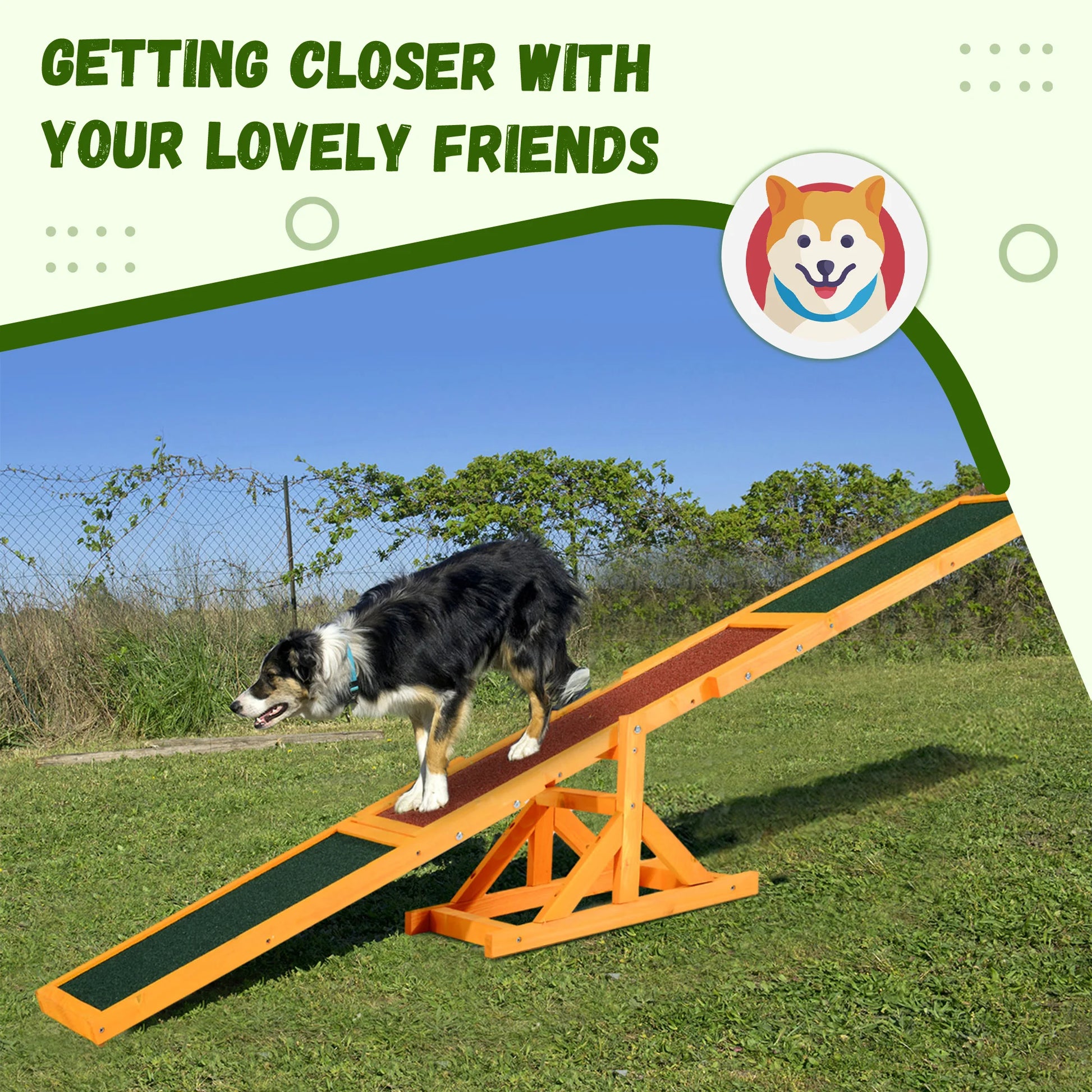 Wooden Dog Agility Seesaw - Two Brothers DIY Store