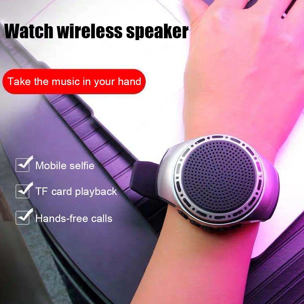 Bluetooth Speaker Wrist Watch with FM Radio - Two Brothers DIY Store