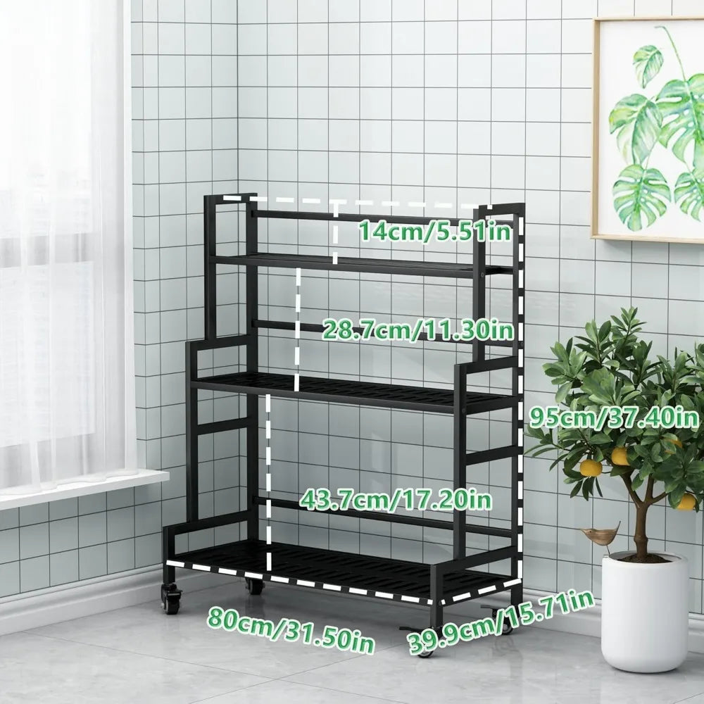 Plant Stand Indoor 3 Tier Metal Shelf. - Two Brothers DIY Store