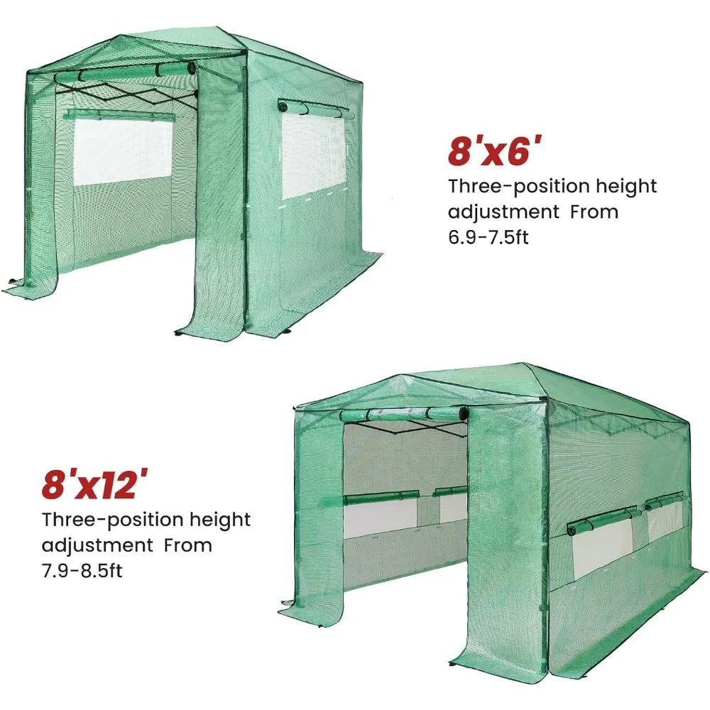 8'x12' Portable Greenhouse Pop-up Greenhouse - Two Brothers DIY Store