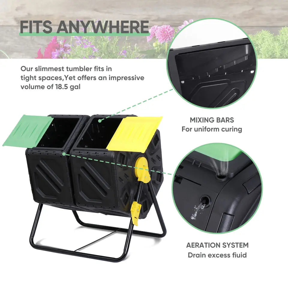 Compost Bin Tumbler. - Two Brothers DIY Store