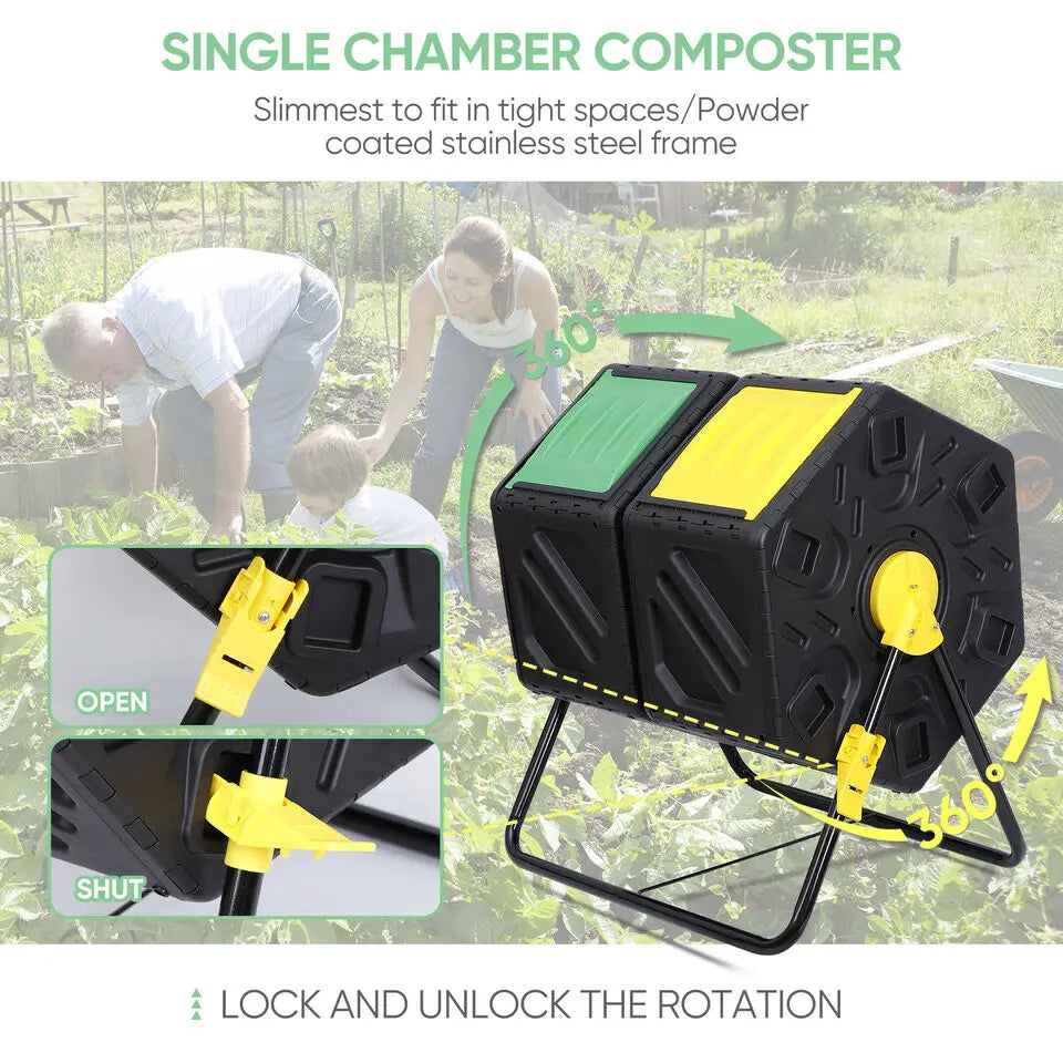 Compost Bin Tumbler. - Two Brothers DIY Store