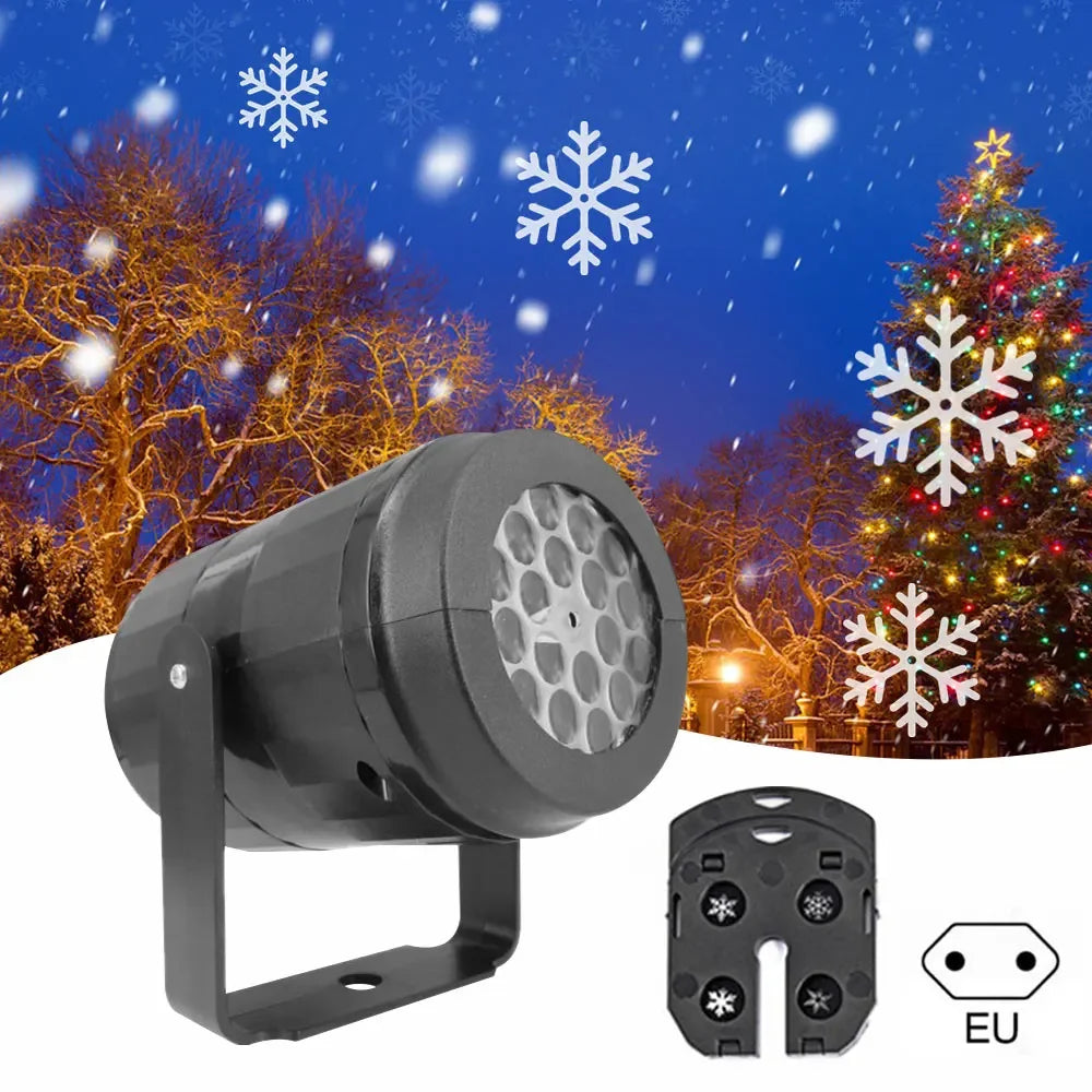 Multiple Patterns Christmas Projector Decoration Indoor Lighting  Laser Projector Snowflake Lamp Party  Year Outdoor