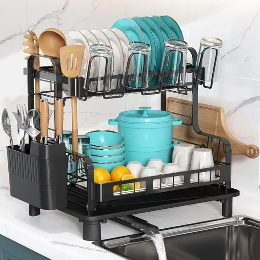 2 Tier Dish Drying Rack. - Two Brothers DIY Store