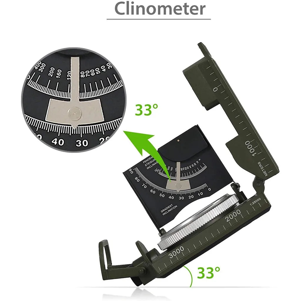 Outdoor Survival Gear Military Compass - Two Brothers DIY Store