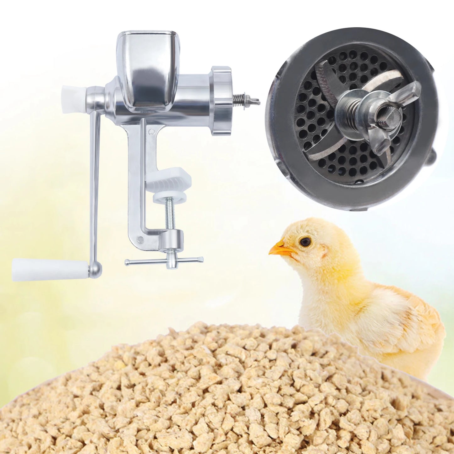 Manual Stainless Steel Birds Bait Pellet Feed Mill Manual Pet Food Pellet Maker Machine - Two Brothers DIY Store