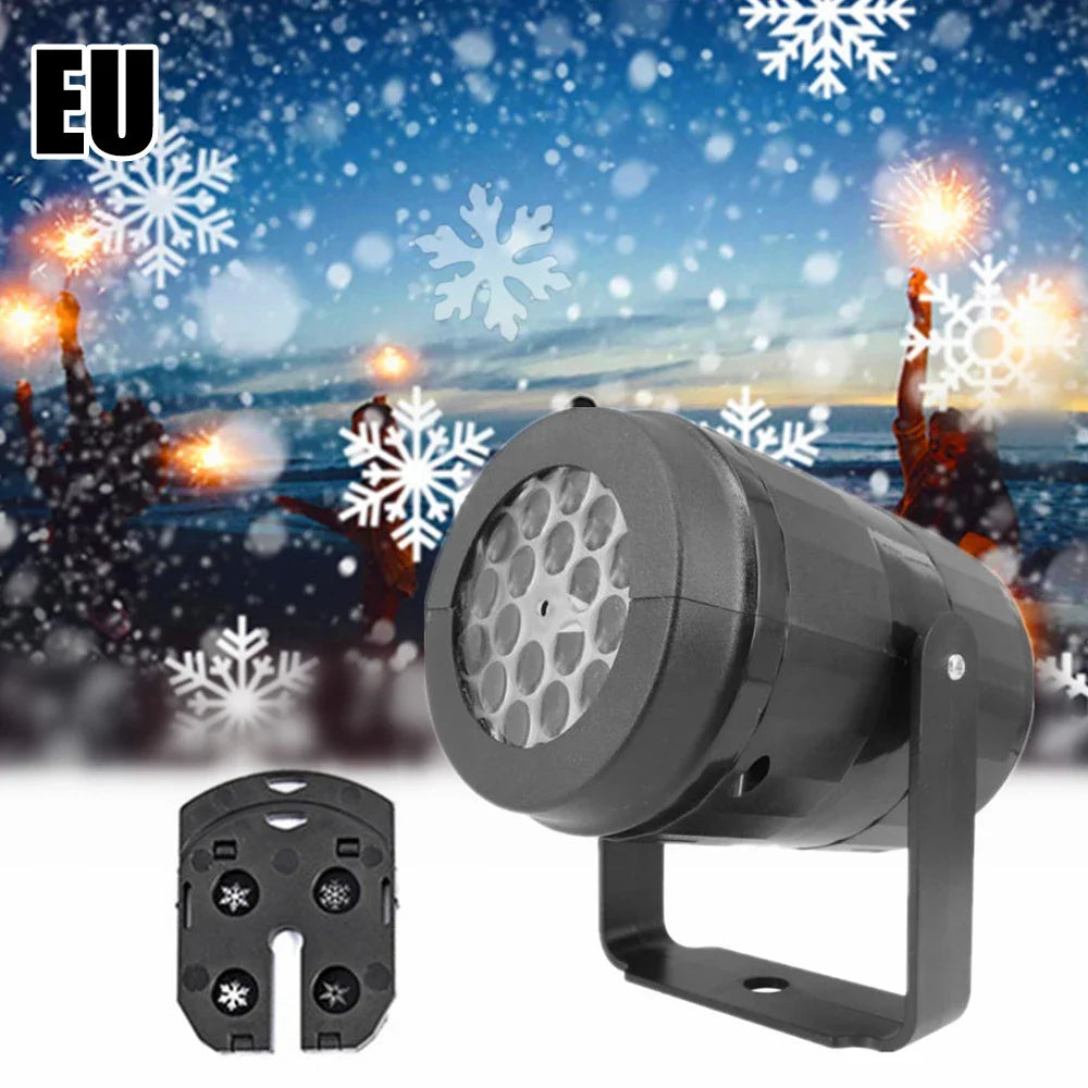 Multiple Patterns Christmas Projector Decoration Indoor Lighting  Laser Projector Snowflake Lamp Party  Year Outdoor